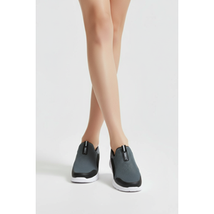 2231-Bestof Anatomik Tabanlı Ultra Hafif Bağcıksız Unisex Yürüyüş Ayakkabısı - NKT02231-Füme-36