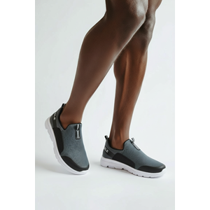 2231-Bestof Anatomik Tabanlı Ultra Hafif Bağcıksız Unisex Yürüyüş Ayakkabısı - NKT02231-Füme-36