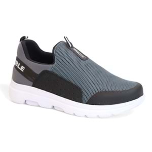 2231-Bestof Anatomik Tabanlı Ultra Hafif Bağcıksız Unisex Yürüyüş Ayakkabısı - NKT02231-Füme-36