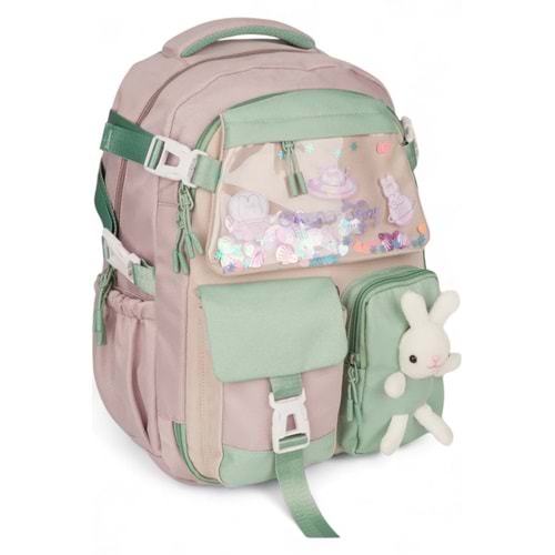 Relaxion 2175-1460 İthal Kore Tarzı Unisex Çocuk İlkokul Sırt Çantası