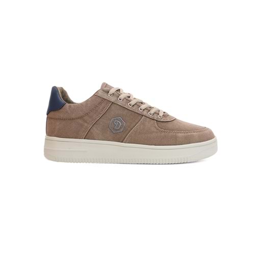 2196-Dakırs Anatomik Tabanlı Erkek Keten Kumaşlı Sneakers Ayakkabı