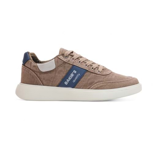 2198-Dakırs Anatomik Tabanlı Erkek Keten Kumaşlı Sneakers Ayakkabı