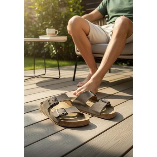 2236-Look Life Unisex Çift Tokalı Ultra Hafif Havuz,Plaj ve Günlük Kullanıma Uygun Terlik