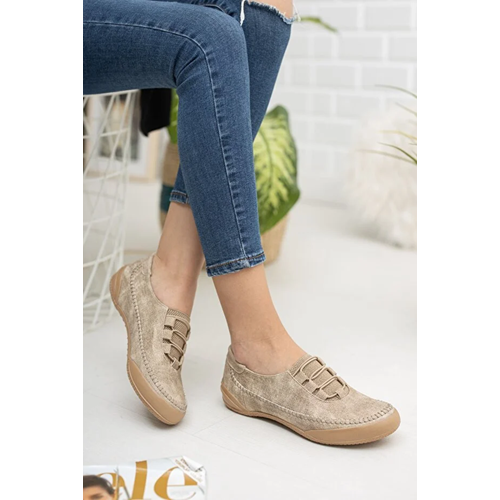 2244 Anatomik Tabanlı Kadın Günlük Spor Babet Ayakkabı