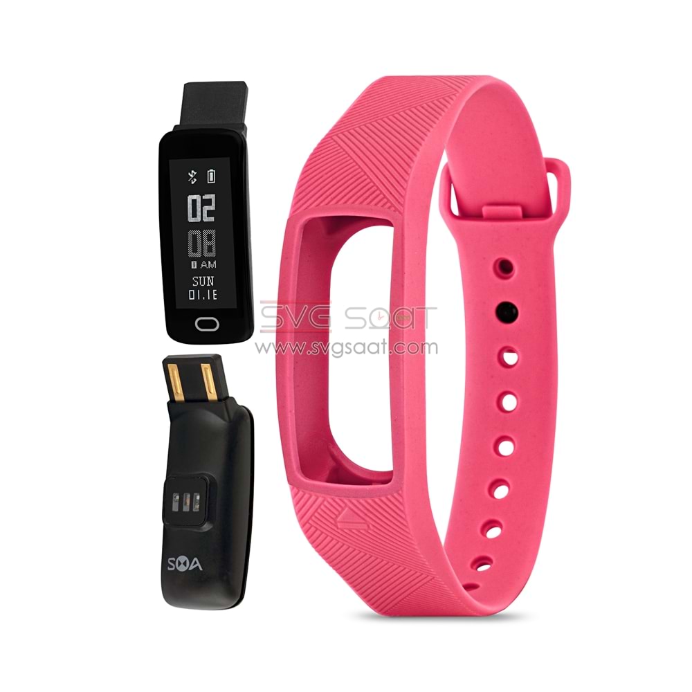 RODER B2 FİT BAND SMART AKILLI BİLEKLİK - PEMBE