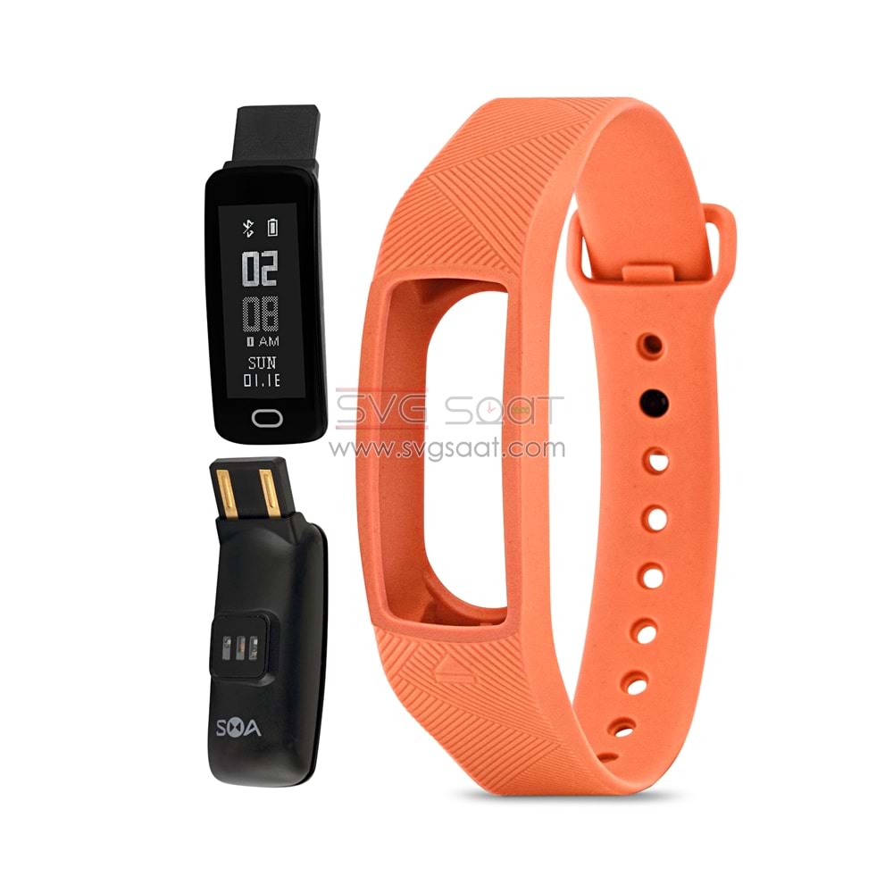 RODER B2 FİT BAND SMART AKILLI BİLEKLİK - TURUNCU