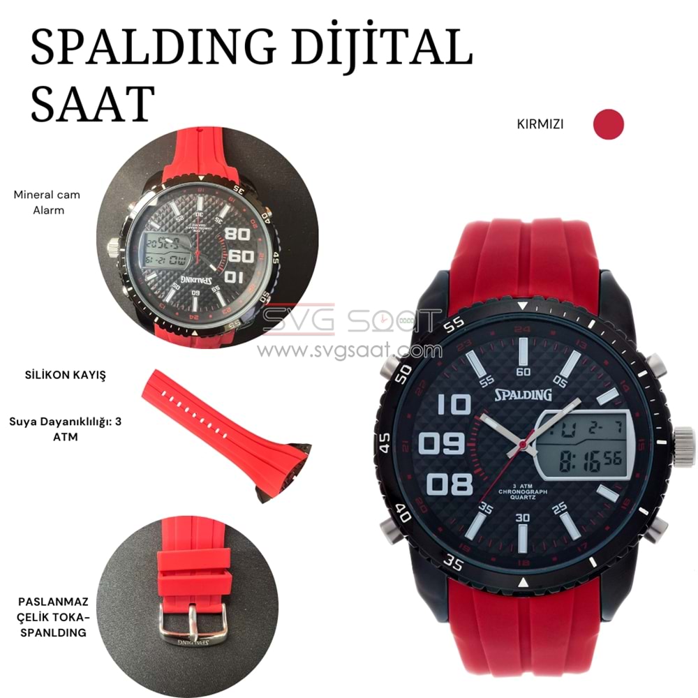 SPALDING SP-107 DİJİTAL SPOR SAAT