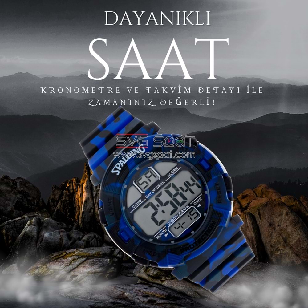 SPALDING SP-118 DİJİTAL SPOR SAAT