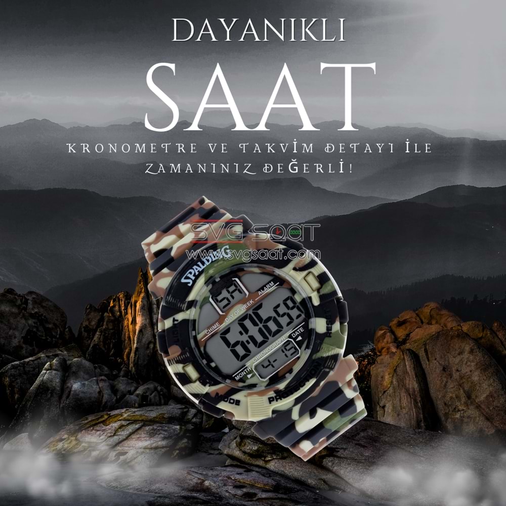 SPALDING SP-118 DİJİTAL SPOR SAAT