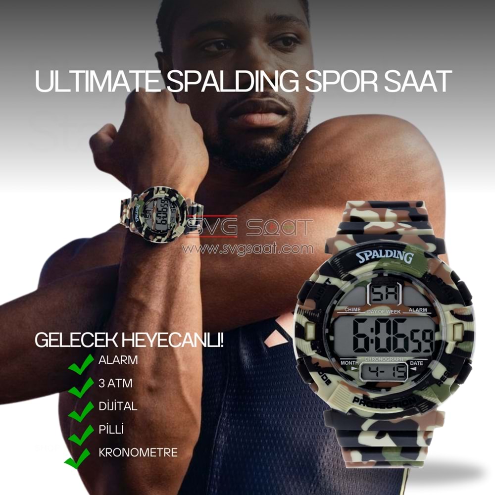 SPALDING SP-118 DİJİTAL SPOR SAAT