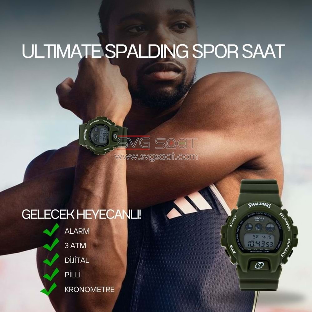 SPALDING SP-119 DİJİTAL SPOR SAAT