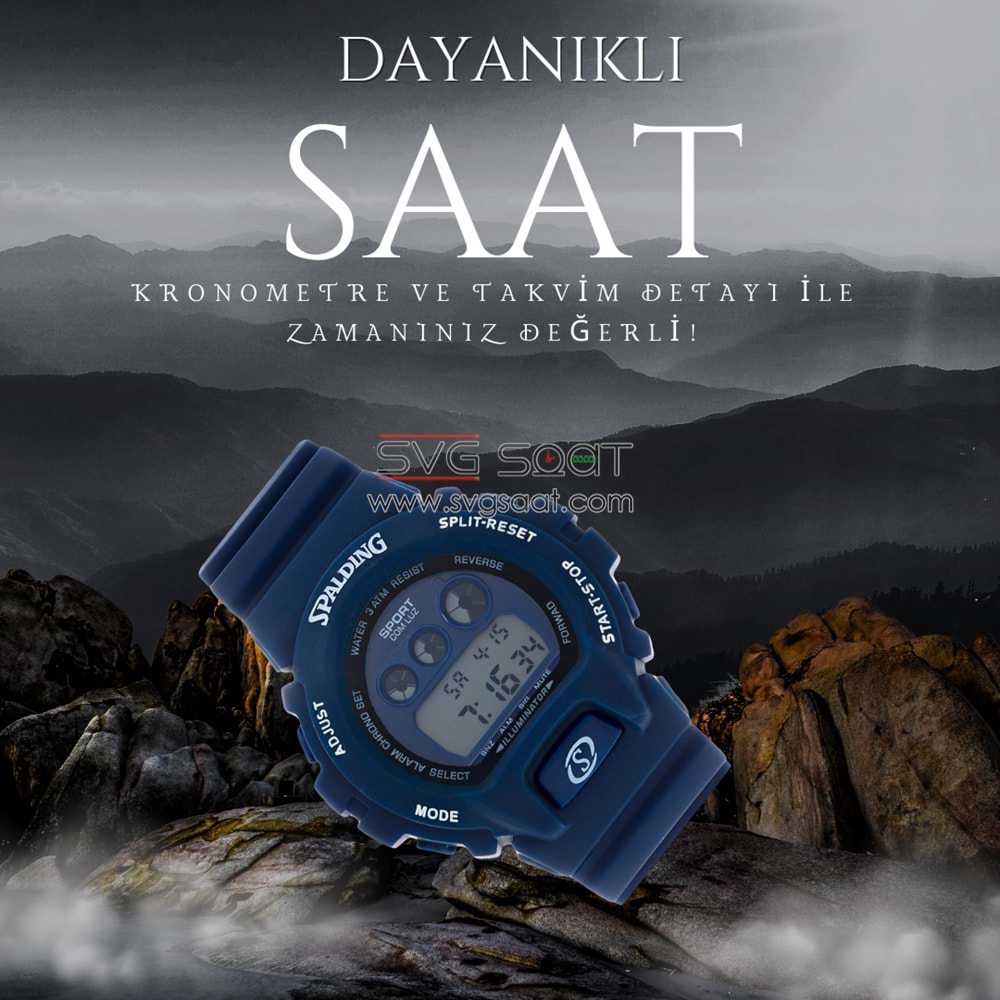 SPALDING SP-119 DİJİTAL SPOR SAAT