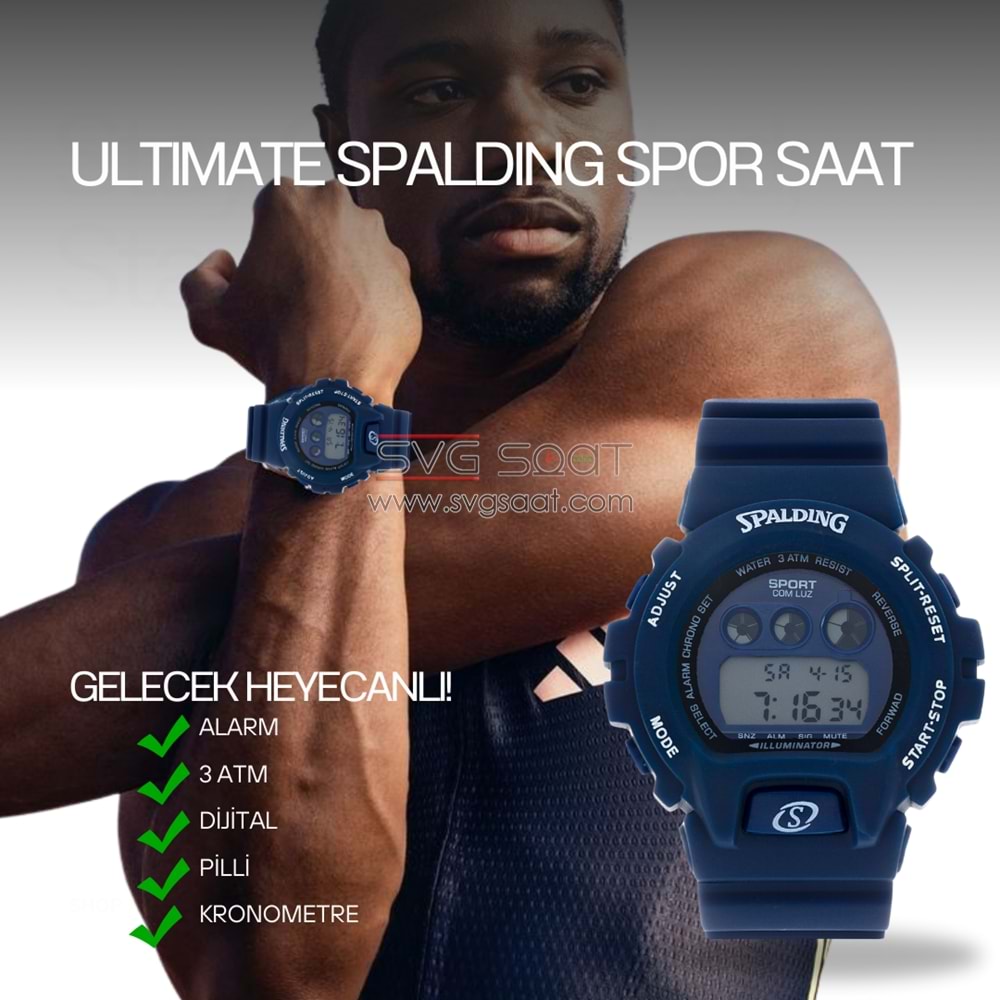 SPALDING SP-119 DİJİTAL SPOR SAAT