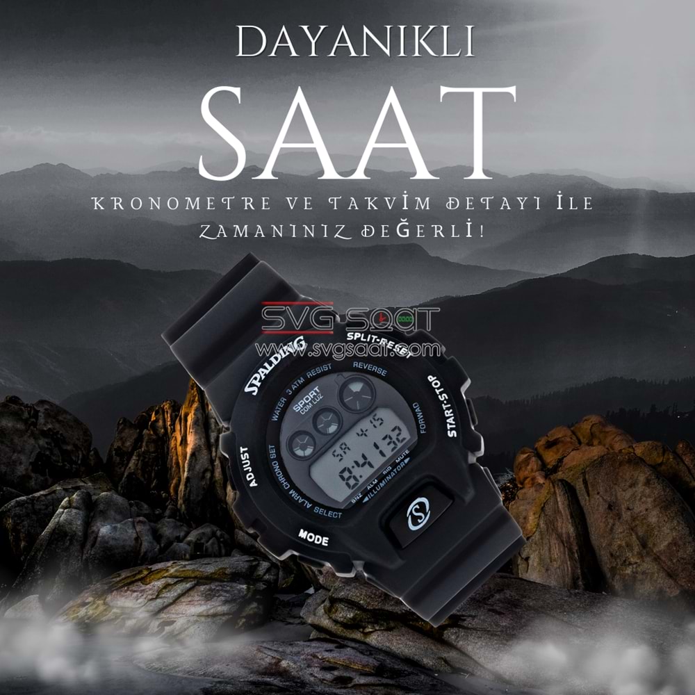 SPALDING SP-119 DİJİTAL SPOR SAAT