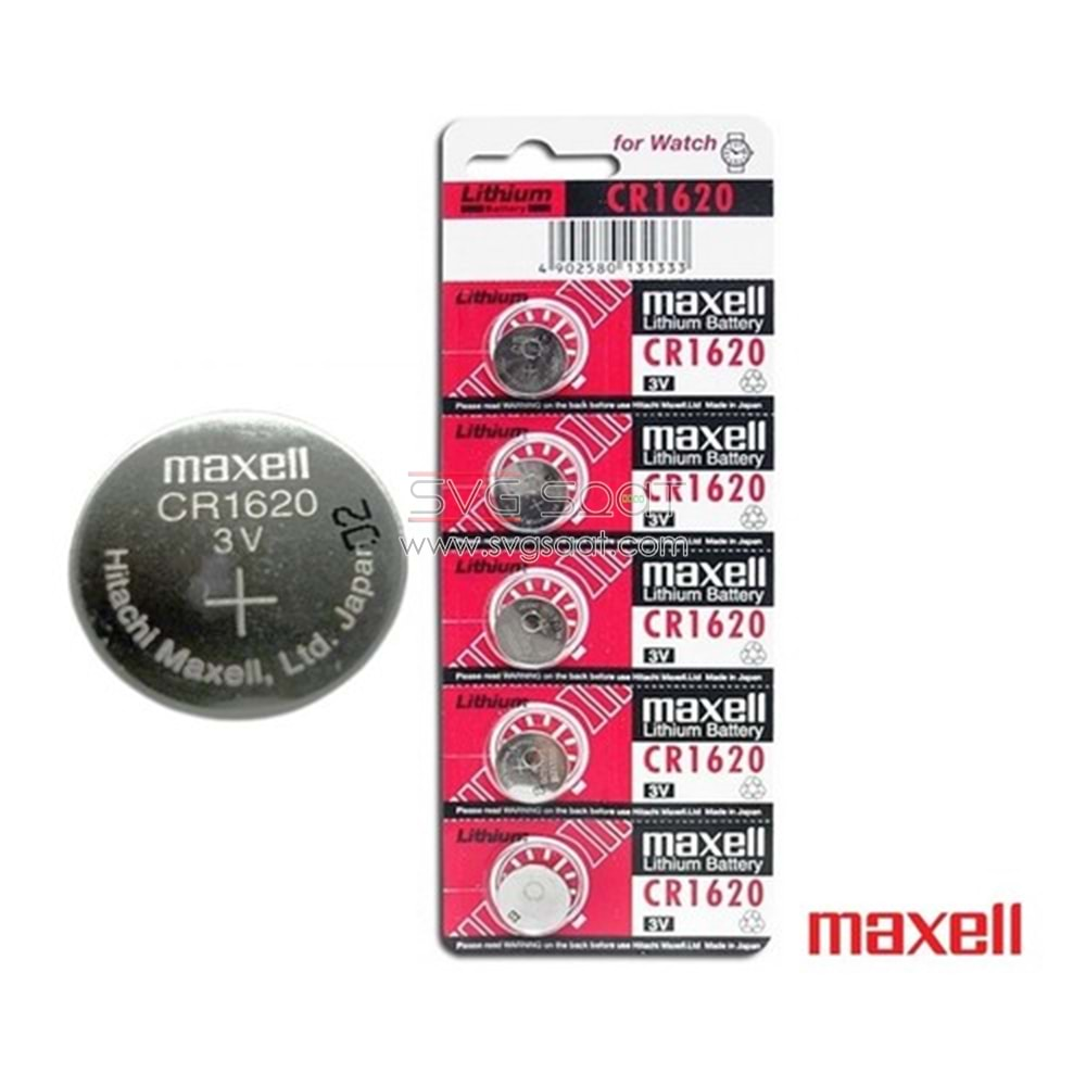 MAXELL SAAT PİLİ - CR 1620 3V