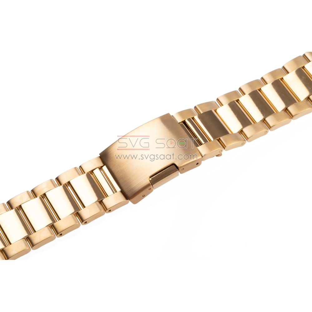 PASLANMAZ ÇELİK KORDON MK1004 - GOLD - 22MM