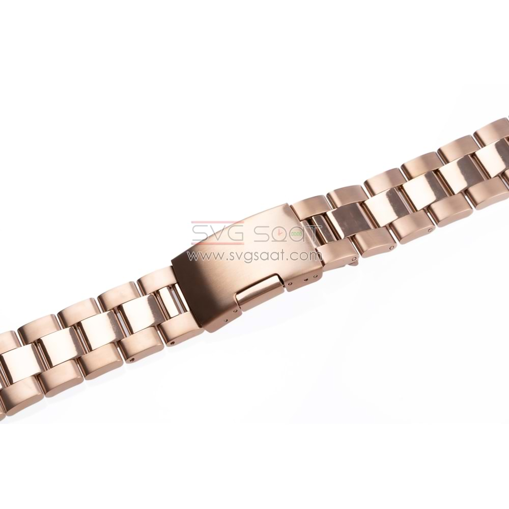 PASLANMAZ ÇELİK KORDON MK1004 - ROSE GOLD - 20MM