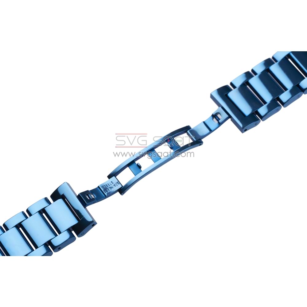 PASLANMAZ ÇELİK KORDON MK1005 - LACİVERT - 20MM