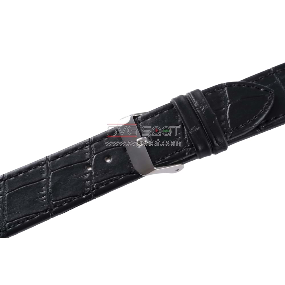 OSO 1597 Saat Kordonu - SİYAH - 18MM