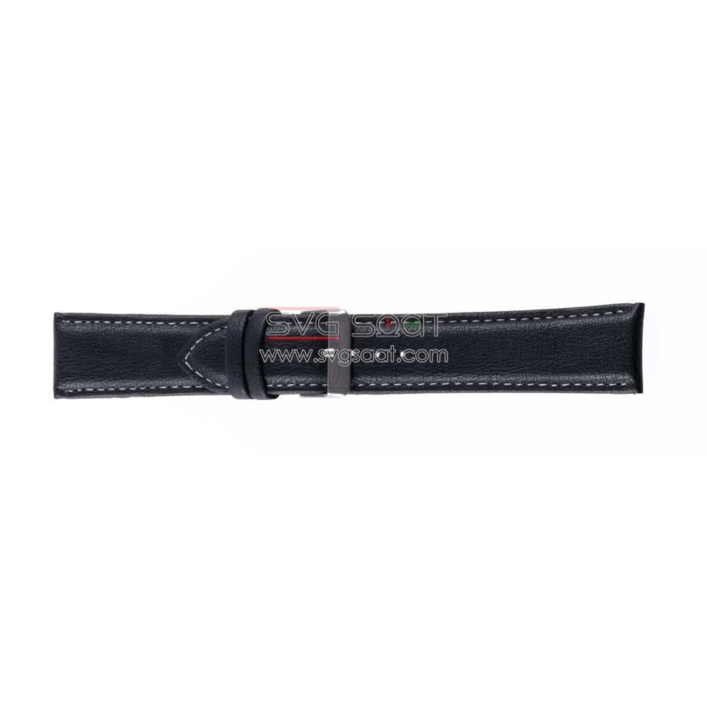 OSO 3561 XL Saat Kordonu - SİYAH - BEYAZ - 18MM