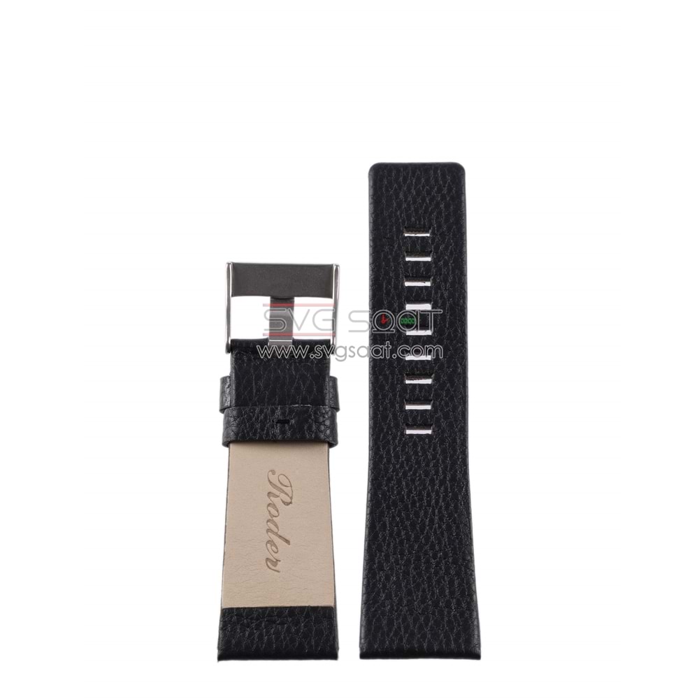 R4109 RODER DERİ KAYIŞ - SİYAH - 30X20MM
