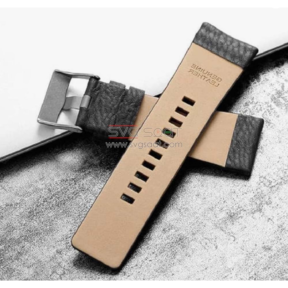 R4109 RODER DERİ KAYIŞ - SİYAH - 30X20MM