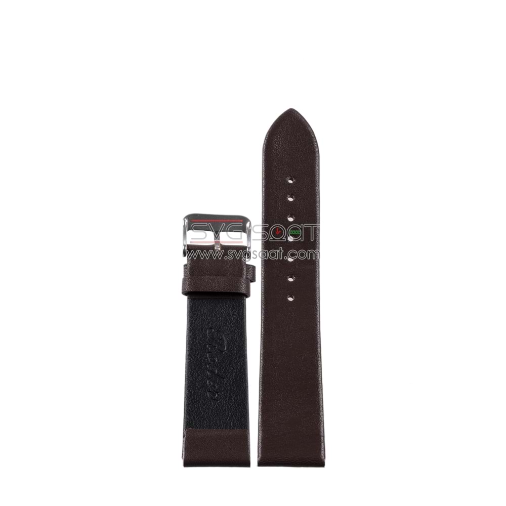 R4146 RODER DERİ KAYIŞ - KAHVERENGİ - 26X22MM