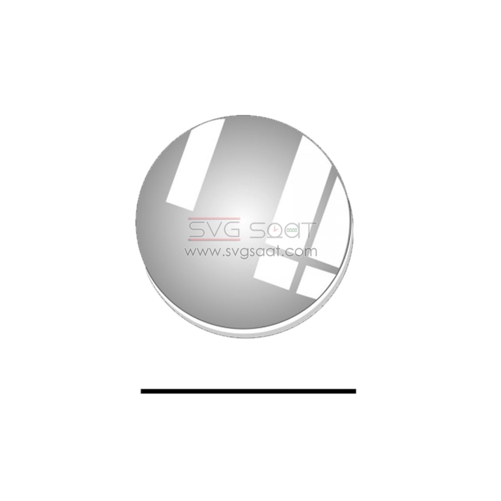 CABOR 186 DÜZ MİNERALLİ SAAT CAMI - ŞEFFAF - 1.0 MM FR