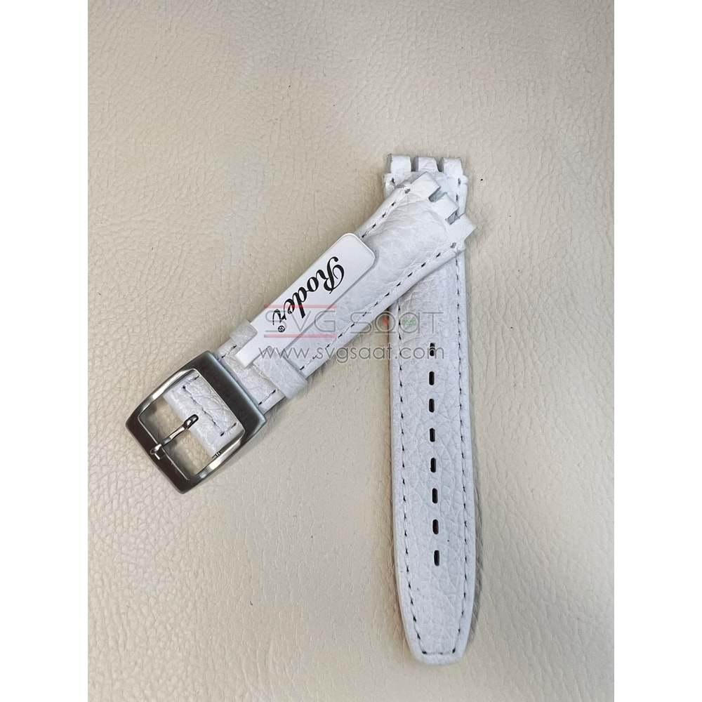 SWATCH DERİ KAYIŞ - BEYAZ - 23X19MM
