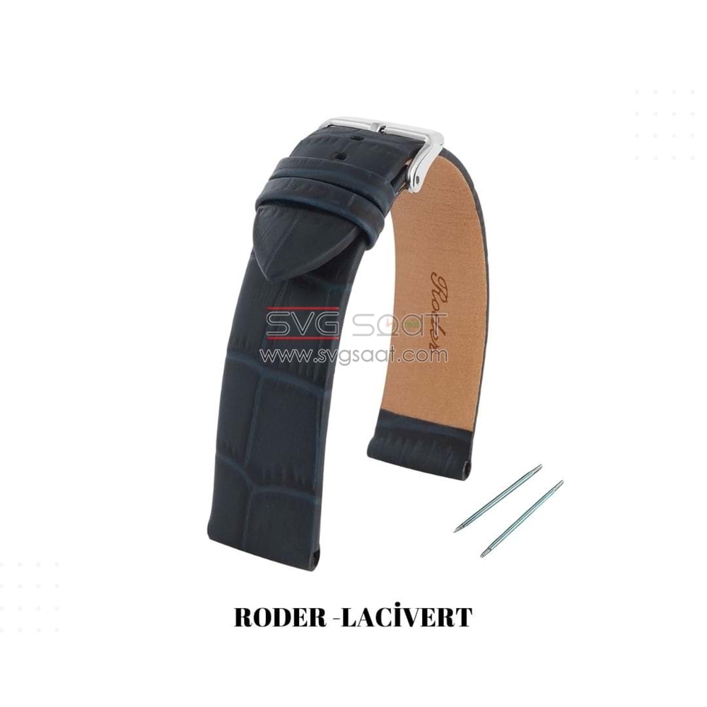 R4173 RODER DERİ KAYIŞ - LACİVERT - 20MM