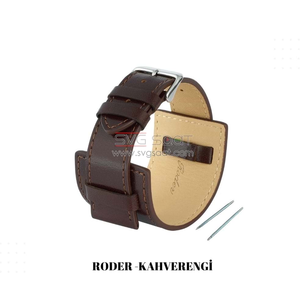 R4161S RODER DERİ KAYIŞ - KAHVERENGİ - 26MM