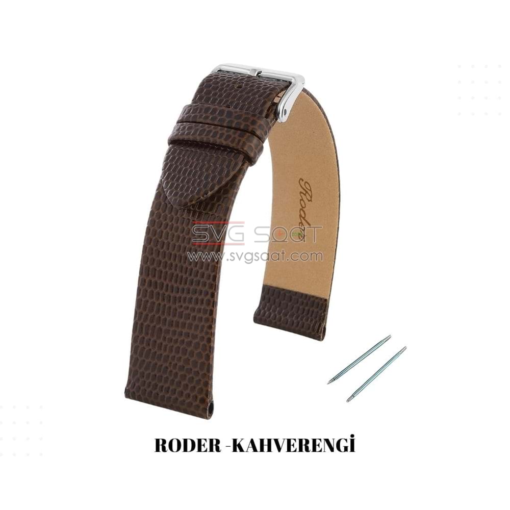 R4157 RODER DERİ KAYIŞ - KAHVERENGİ - 10MM