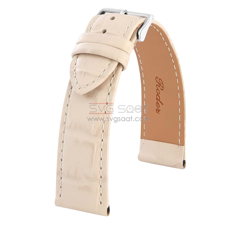 R4102S RODER DERİ KAYIŞ - BEJ - 16MM