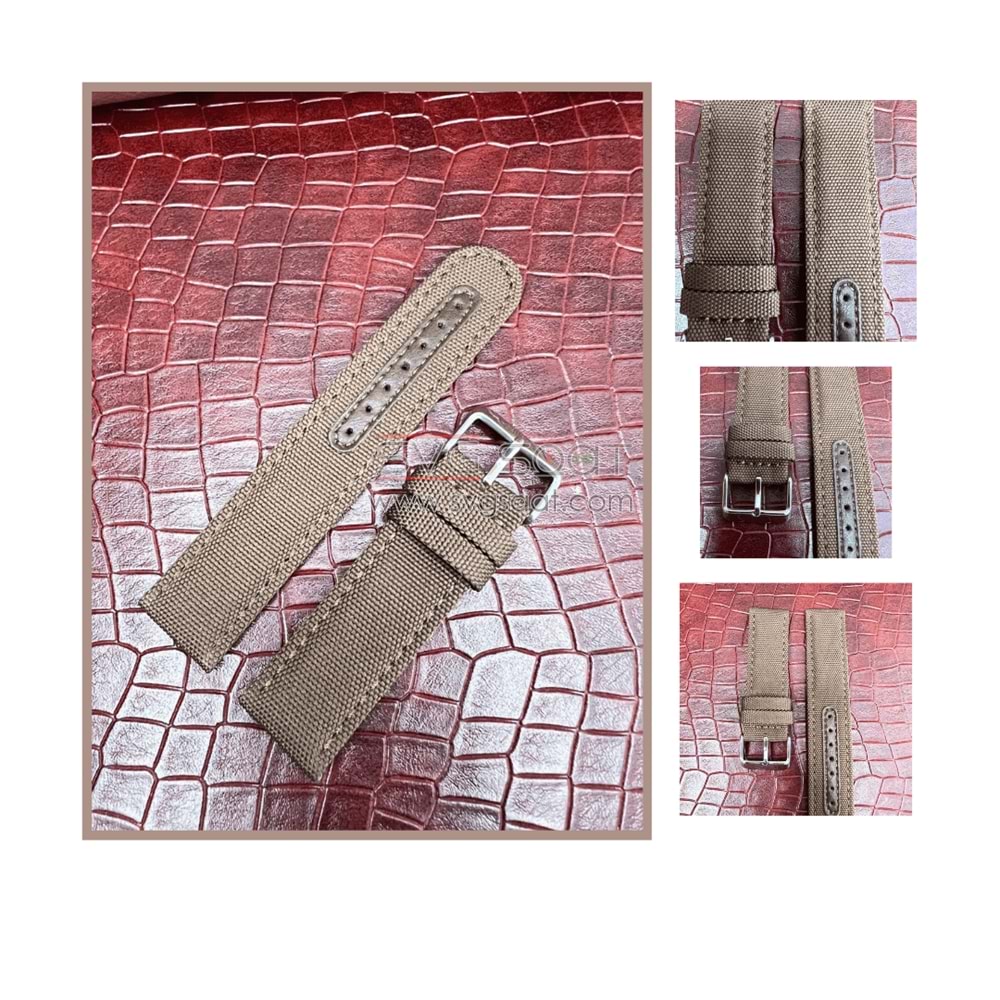 R4104S RODER DERİ KAYIŞ - KAHVERENGİ - 22X22MM