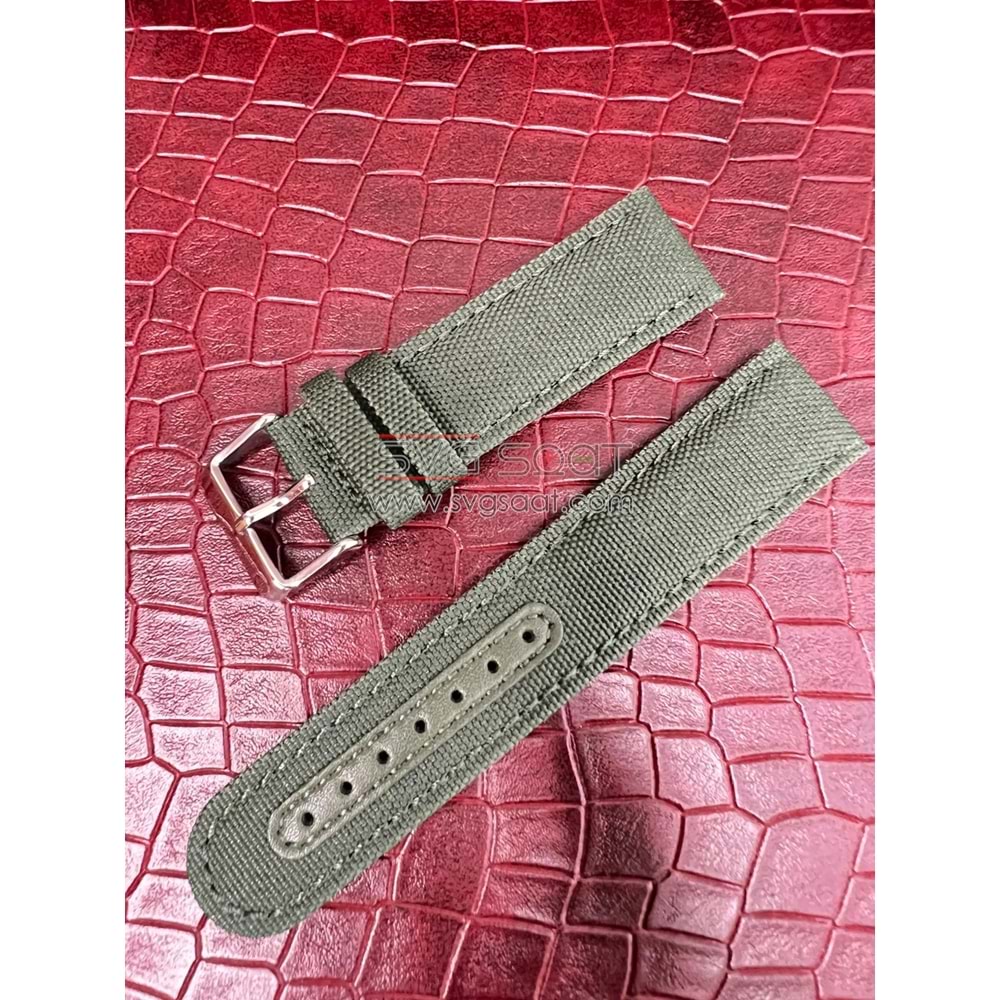 R4104S RODER DERİ KAYIŞ - YEŞİL - 22X22MM