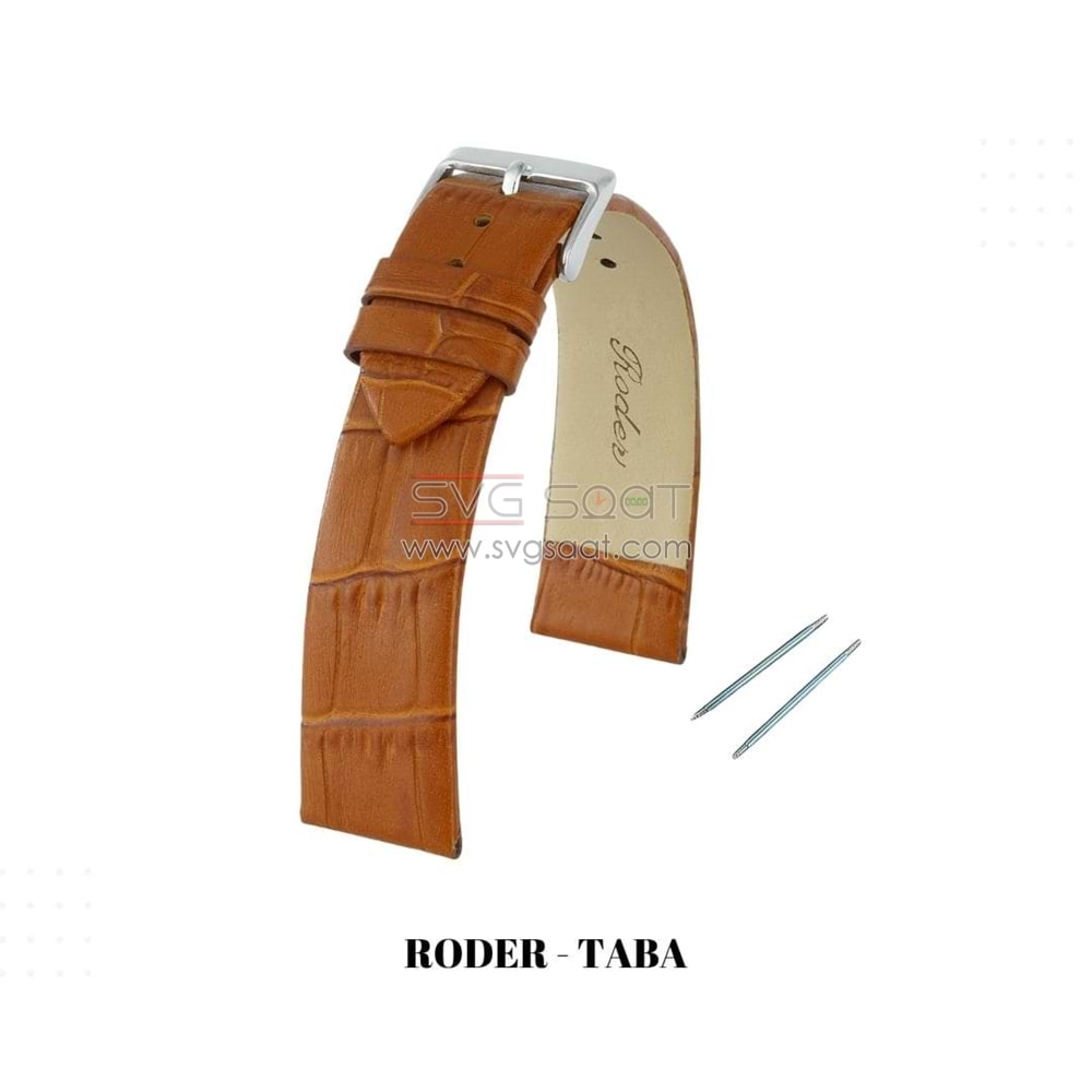 R4147 RODER DERİ KAYIŞ - TABA - 18MM