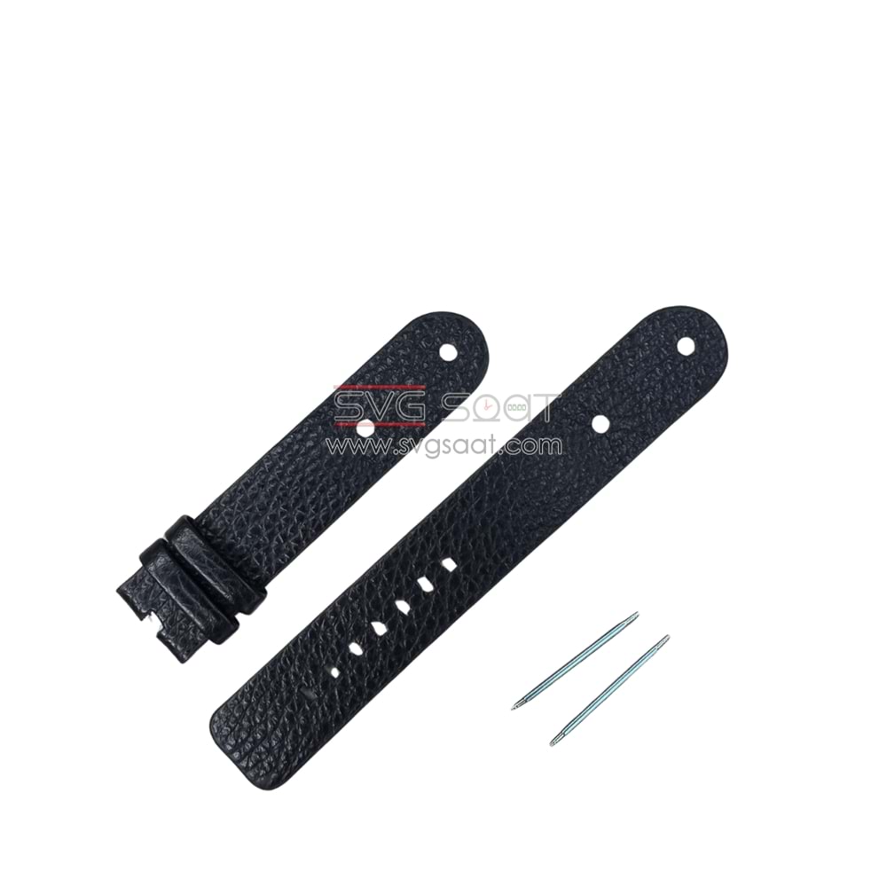 R4111 RODER DERİ KAYIŞ - SİYAH - 24X24MM