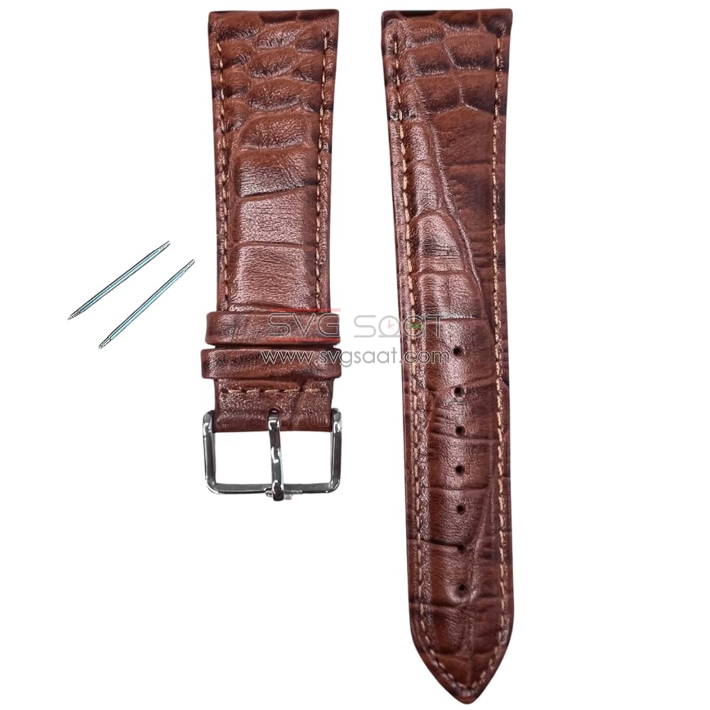 R4134S RODER DERİ KAYIŞ - TABA - 24X20MM