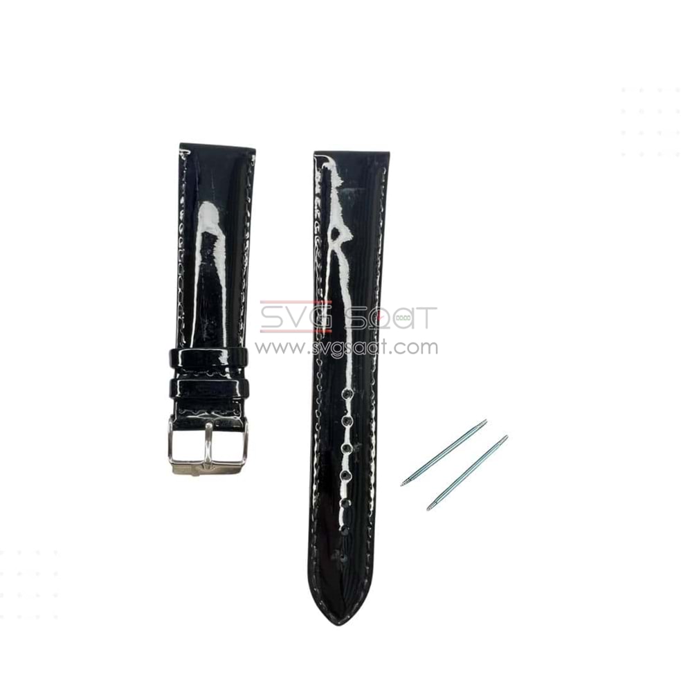 R4177S RODER DERİ KAYIŞ - SİYAH - 22MM