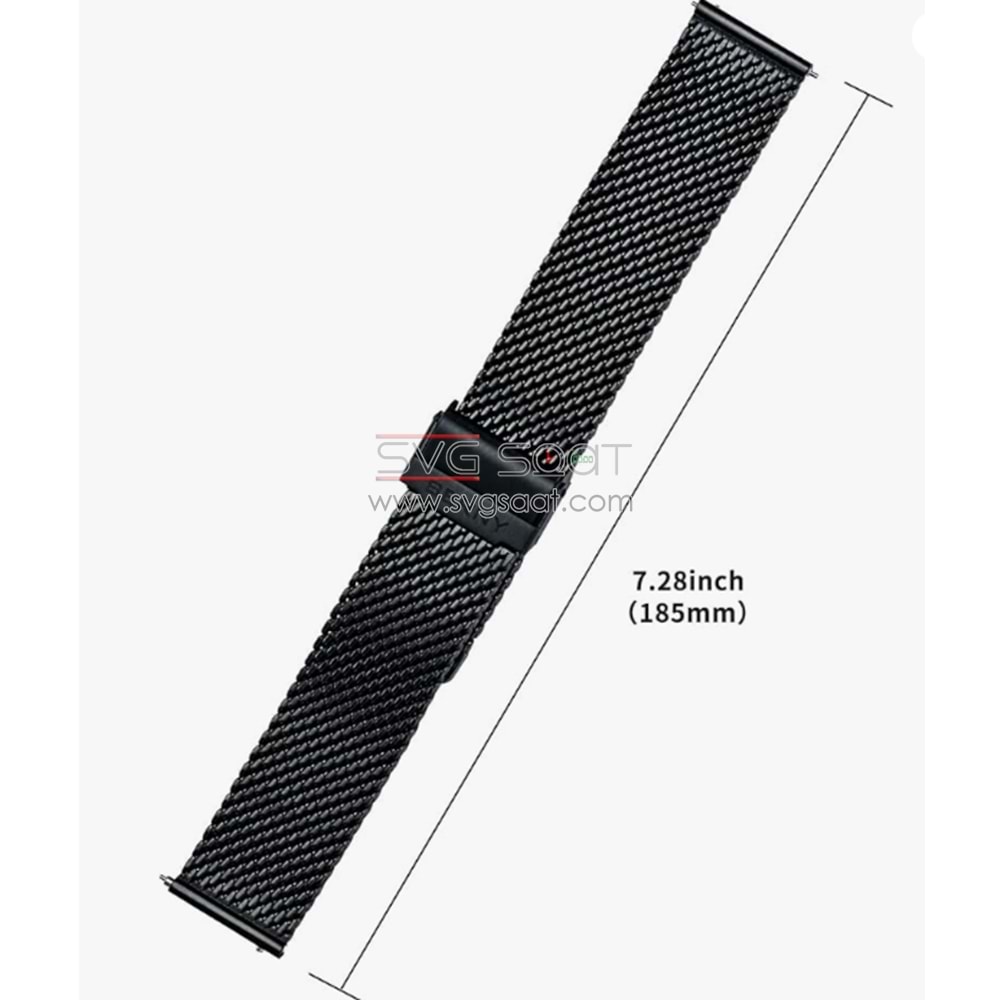 PASLANMAZ ÇELİK KORDON MK1003 - BL - 22MM