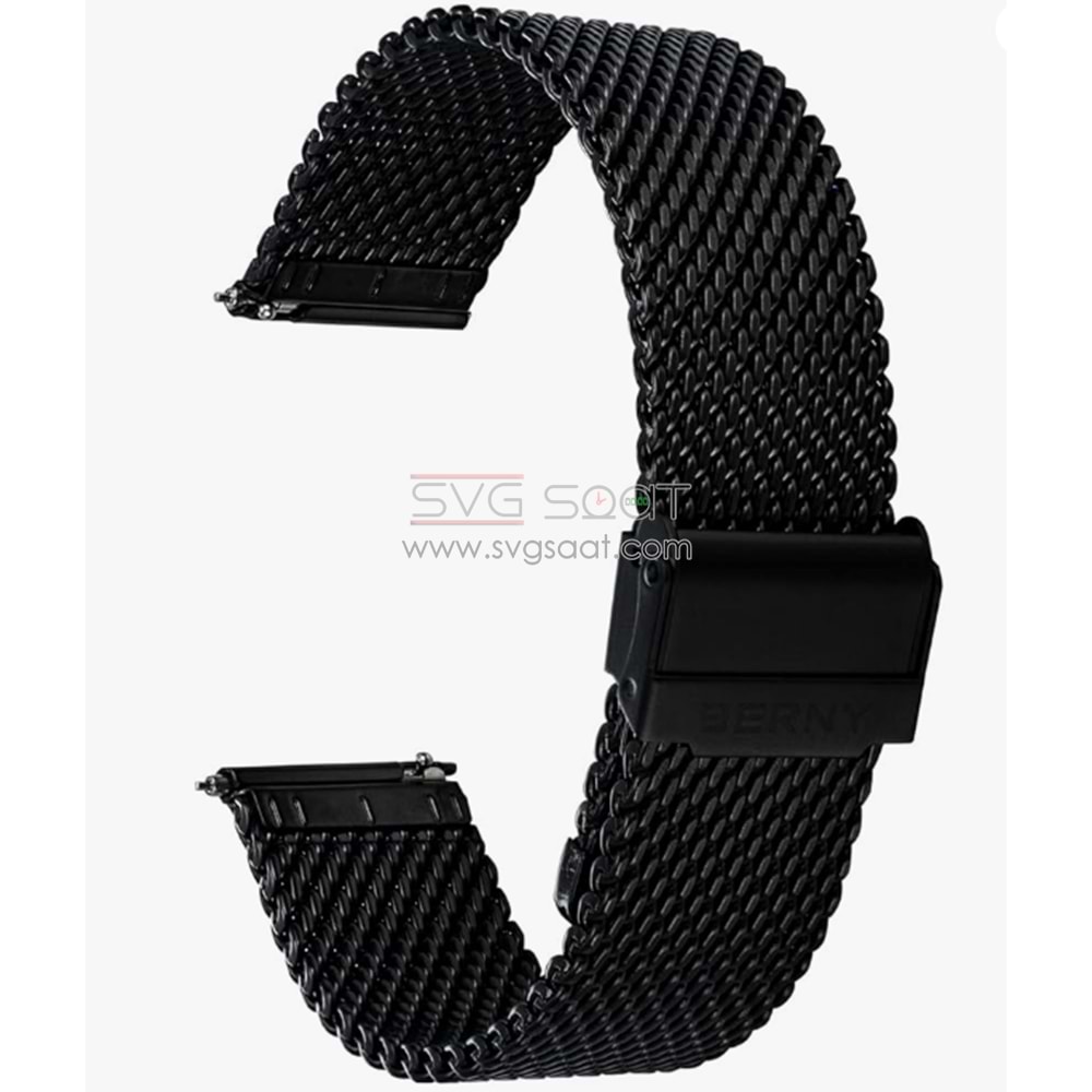PASLANMAZ ÇELİK KORDON MK1003 - BL - 24MM