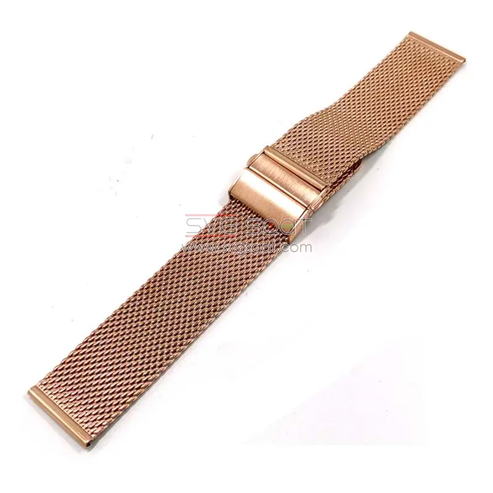 PASLANMAZ ÇELİK KORDON MK1003 - ROSE GOLD - 24MM