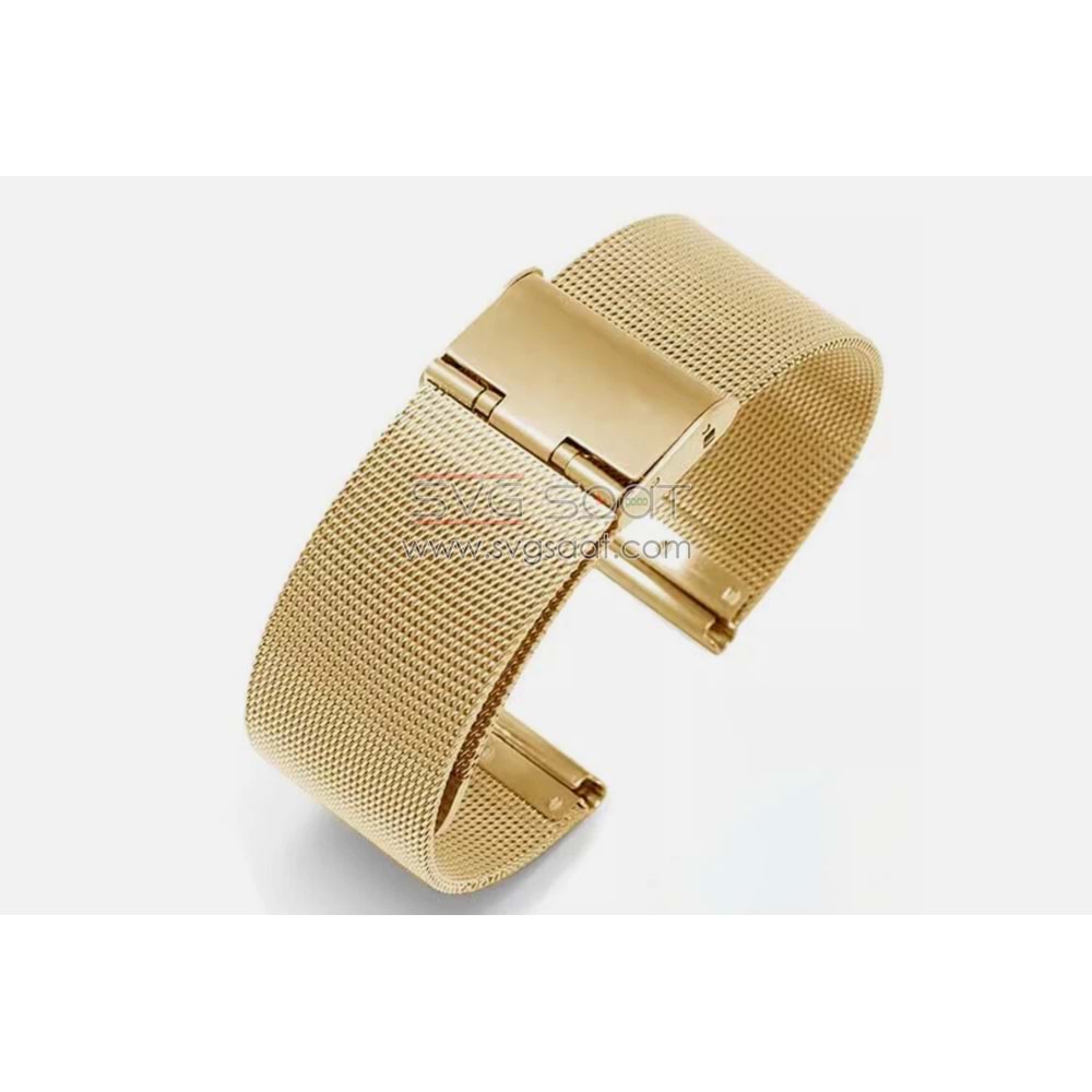 PASLANMAZ ÇELİK KORDON MK1002-GOLD - 20MM