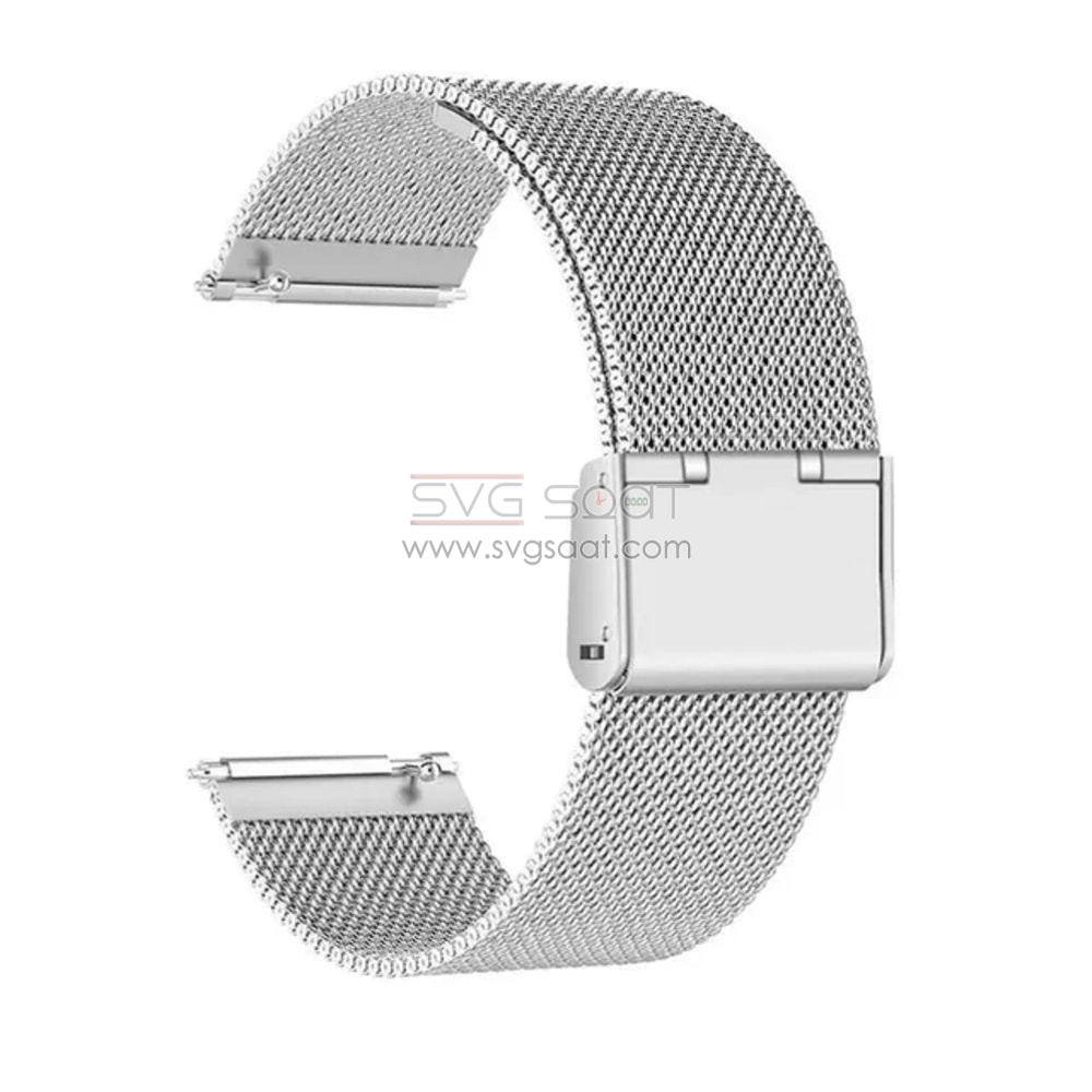 PASLANMAZ ÇELİK KORDON MK1002-SILVER - 22MM