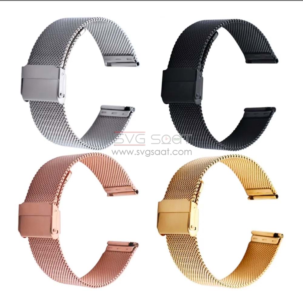 PASLANMAZ ÇELİK KORDON MK1002-BL - 18MM