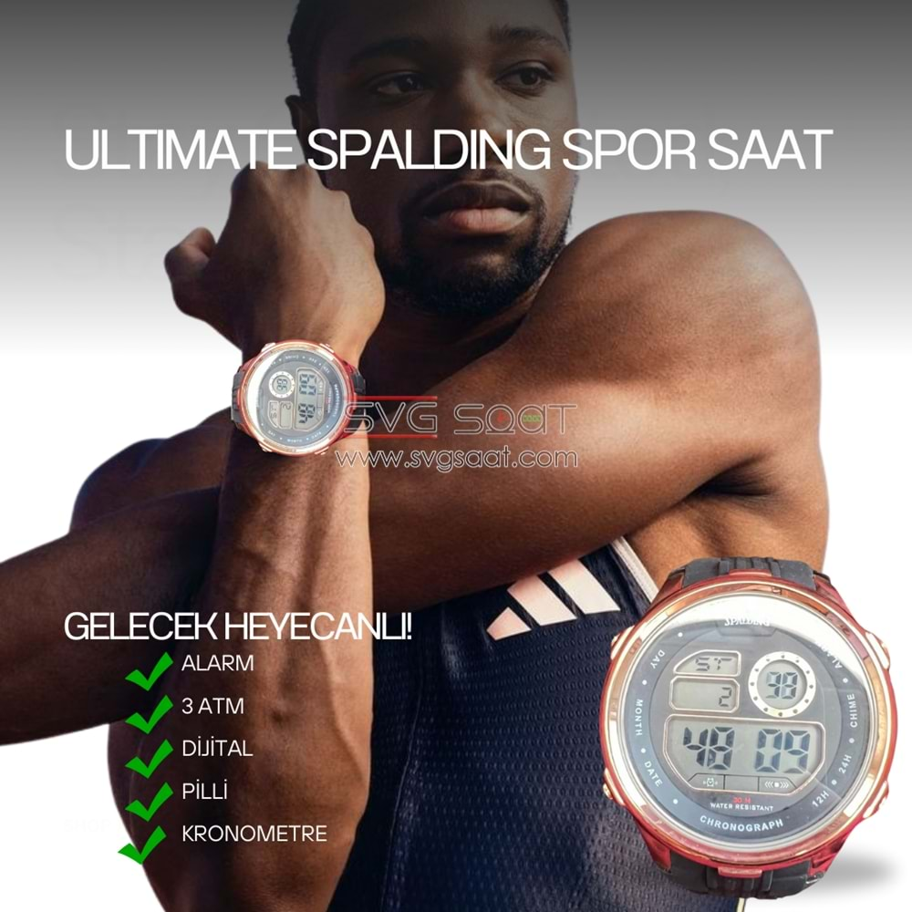 SPALDING SP-108 DİJİTAL SPOR SAAT