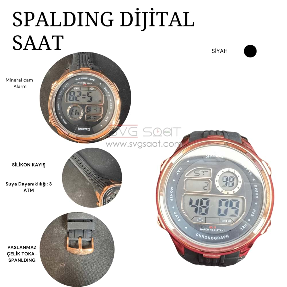 SPALDING SP-108 DİJİTAL SPOR SAAT