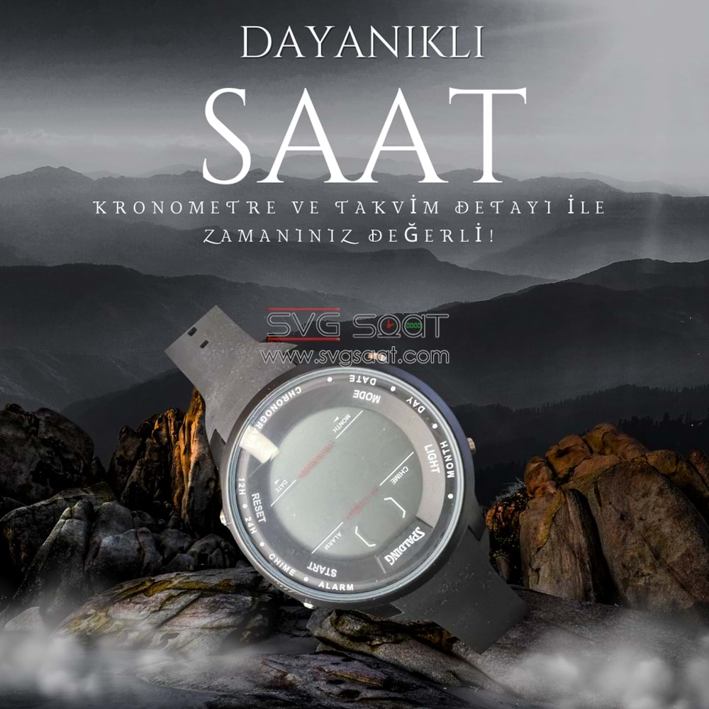SPALDING SP-51 DİJİTAL SPOR SAAT