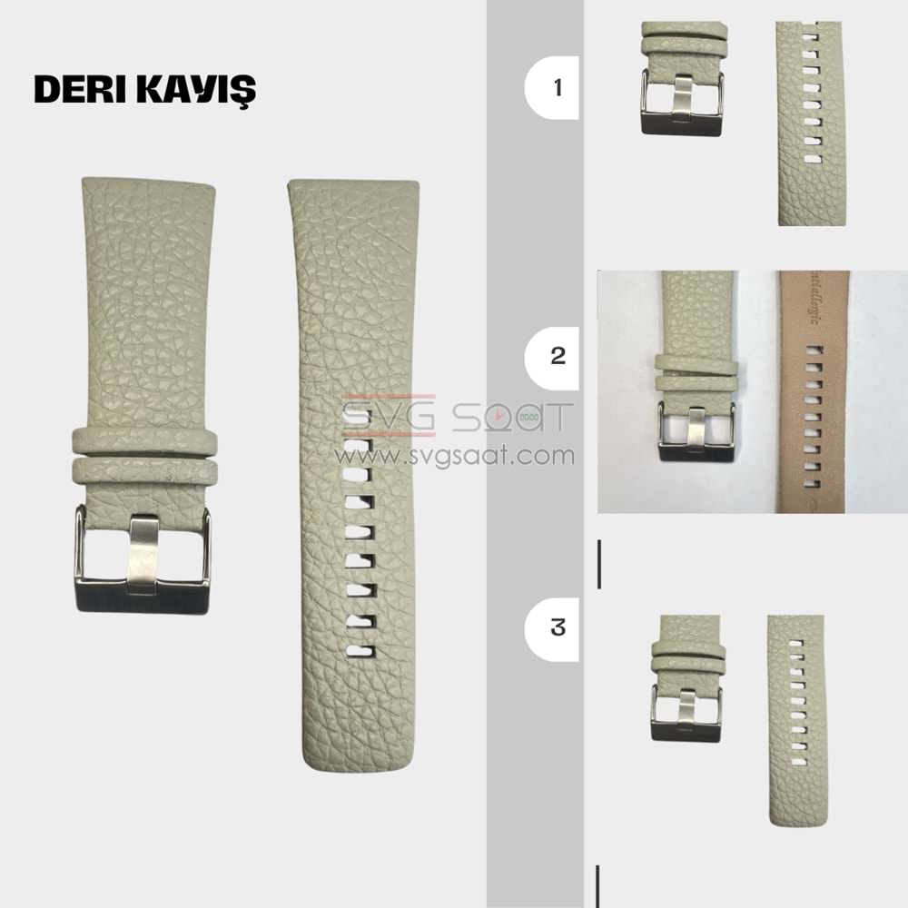CABOR 3008 DIESEL UYUMLU KAYIŞ - BEJ - 28MM