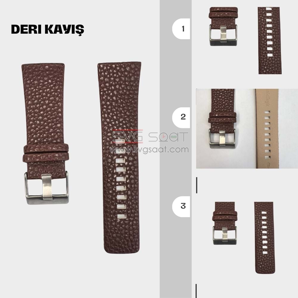 CABOR 3008 DIESEL UYUMLU KAYIŞ - ACI KAHVE - 28MM